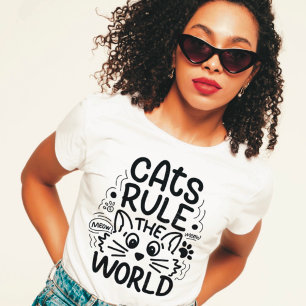 T-shirt règle chats