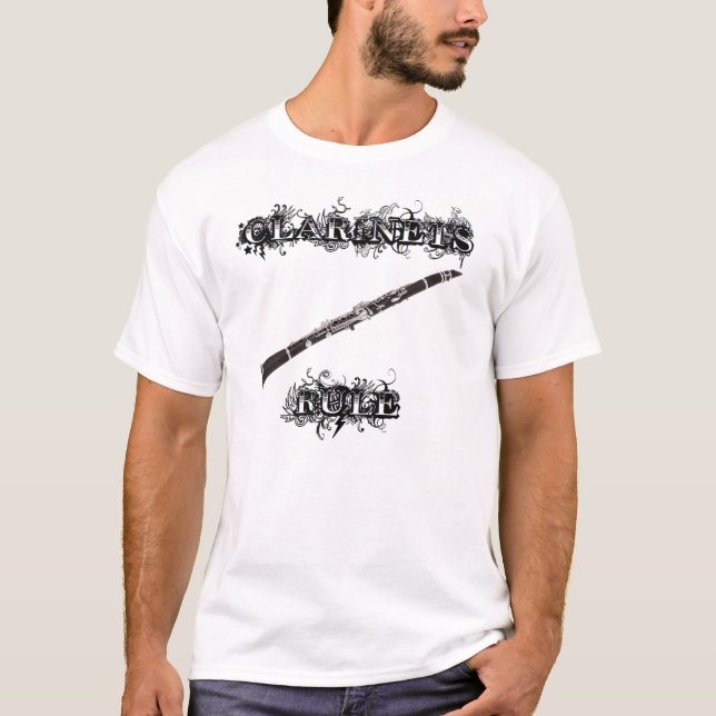 T-shirt Règle de clarinettes ! (Devant)