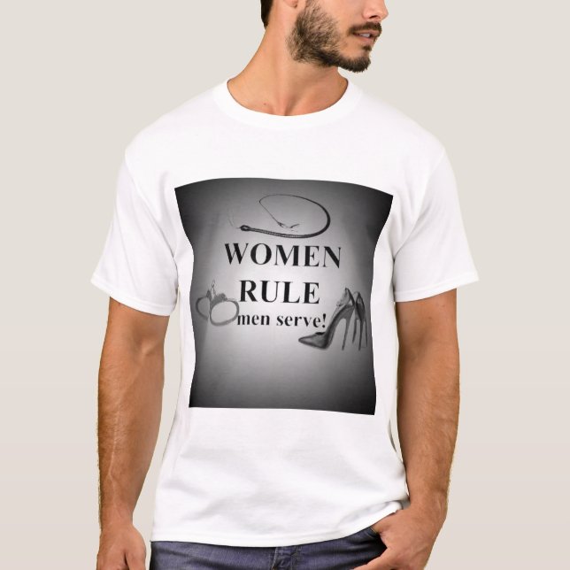 T-shirt Règle de femmes (Devant)