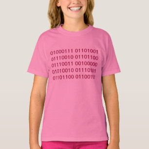 T-shirt Règle de filles (binaire)