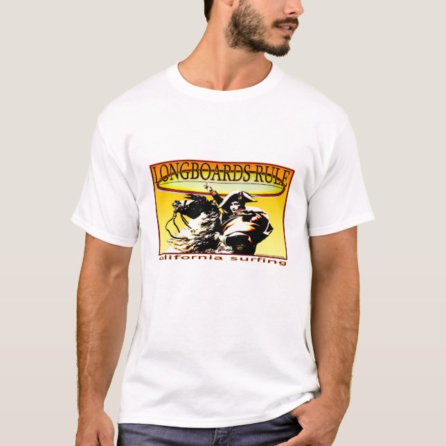 T-SHIRT RÈGLE DE LONGBOARDS (Devant)