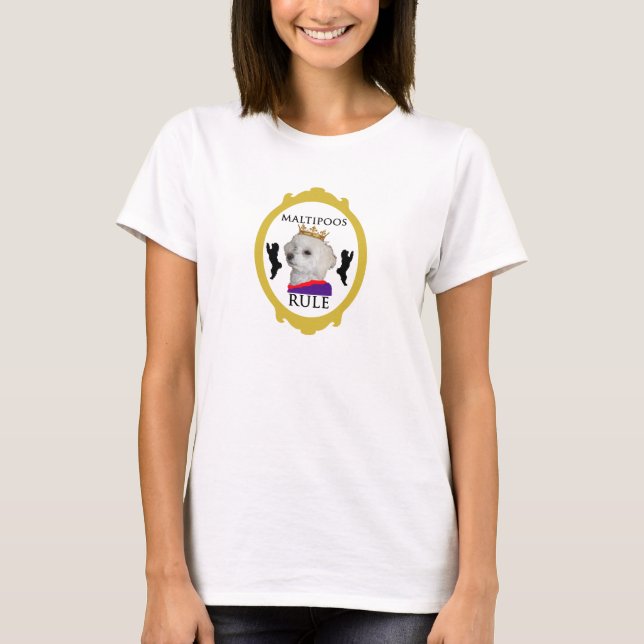 T-shirt Règle de Maltipoos (Devant)