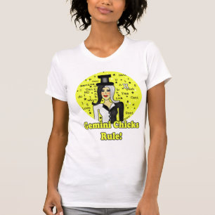 T-shirt Règle de poussins de Gémeaux