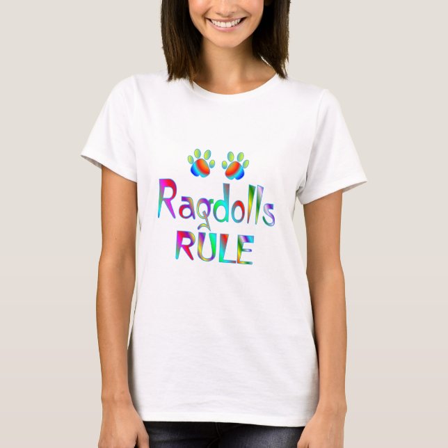 T-shirt Règle de Ragdolls (Devant)