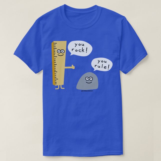 T-SHIRT RÈGLE DE ROCHE (Design devant)