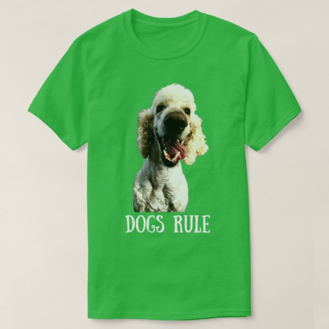 T-shirt Règle des chiens (Design devant)