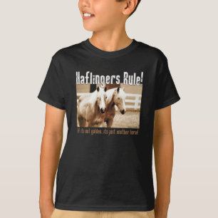 T-shirt Règle des haflingers