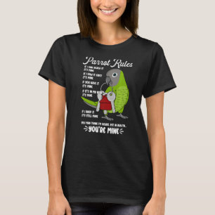 T-shirt Règlement de la maison de perroquets C'est le mien