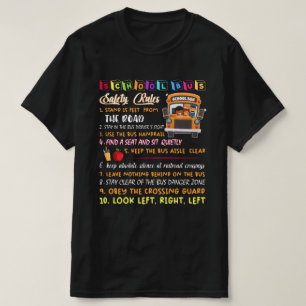 T-shirt Règlement sur la sécurité des autobus scolaires