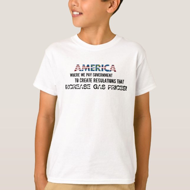 T-shirt Réglementation Augmentation des prix du gaz (Devant)