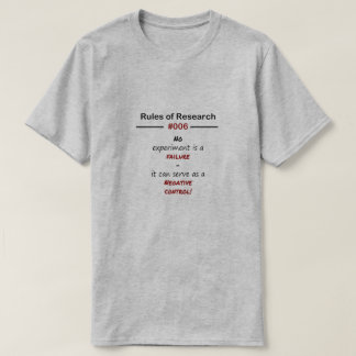 T-shirt Règles 006 de recherches