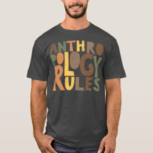 T-shirt Règles d'anthropologie