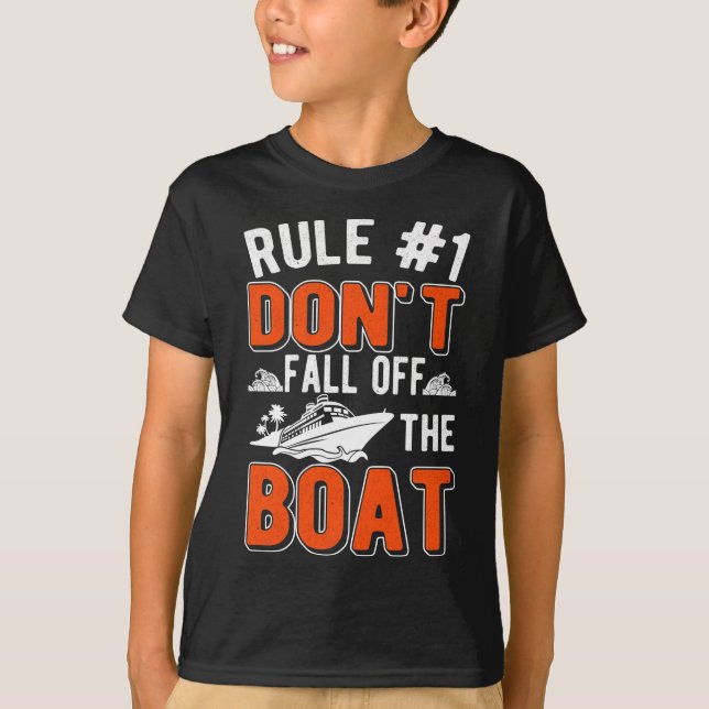 T-shirt Règles de croisière Bateau Funny Cruise Ship (Devant)