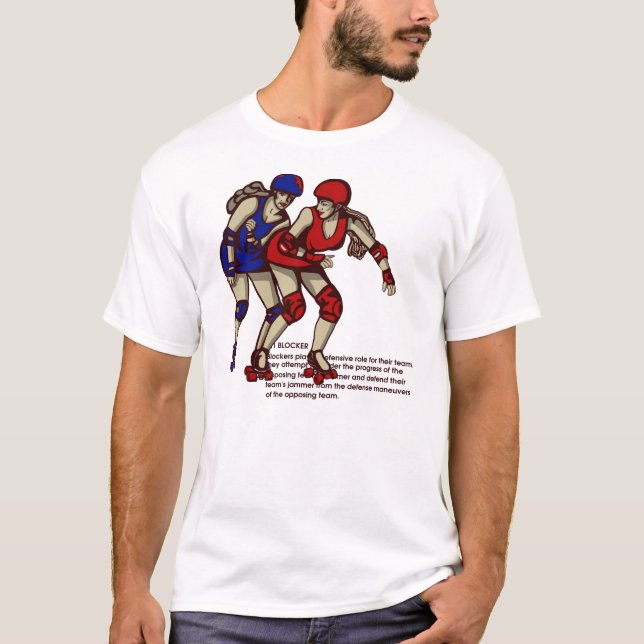 T-shirt Règles de Derby de rouleau : Dresseur (Devant)