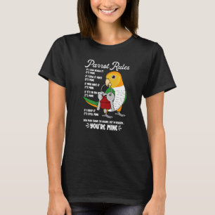T-shirt Règles de la maison des perroquets C'est à moi Cai
