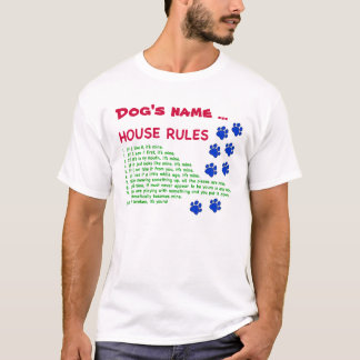 T-shirt Règles de la niche - règles à suivre