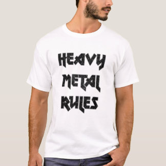 T-shirt Règles de métaux lourds
