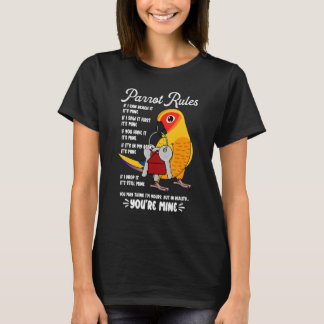 T-shirt Règles de Parrot House C'est à moi I Sun Conure