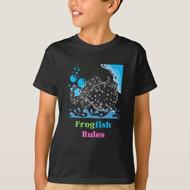 T-shirt Règles de poissons (Devant)