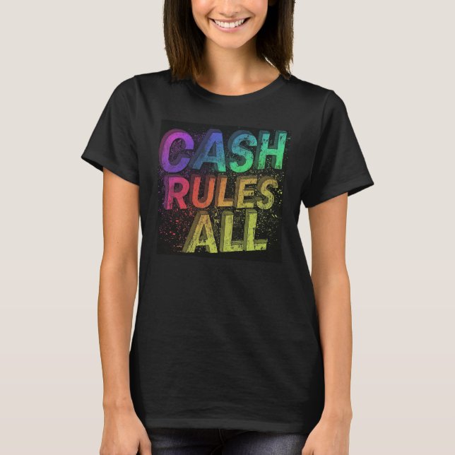 T-shirt Règles de trésorerie Toutes (Devant)