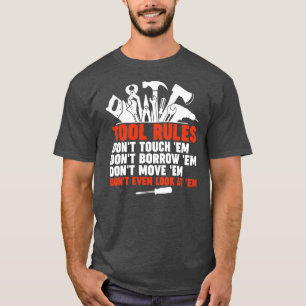 T-shirt Règles des outils mécaniques