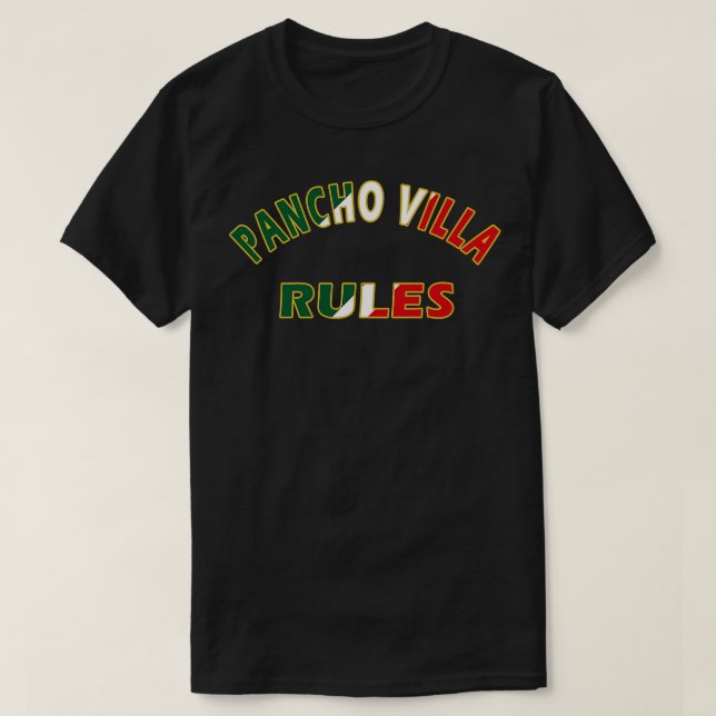 T-shirt Règles du Pancho Villa (Design devant)