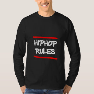 T-shirt Règles pour les Hip hop des femmes Break Dance Rap