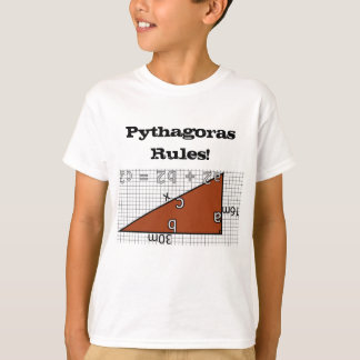 T-SHIRT RÈGLES PYTHAGORAS !