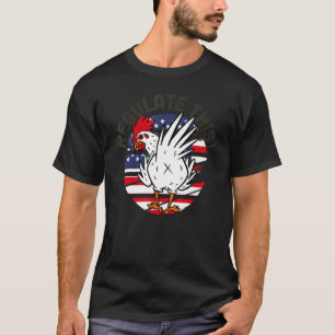 T-shirt Réglez Cette Poule Nous Sommes Impitoyables
