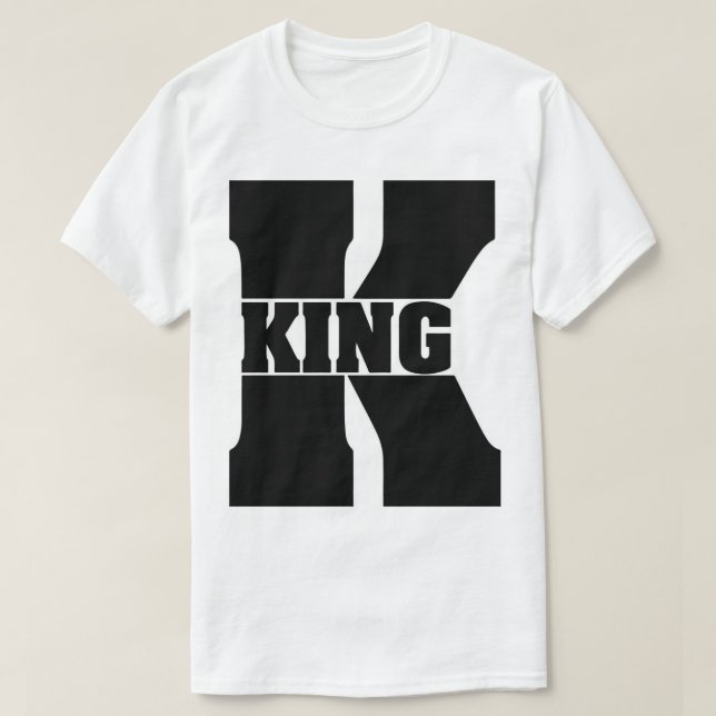 T-shirt "Réglez en style avec notre Chemise Roi Homme" (Design devant)