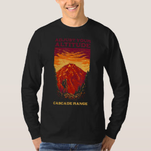 T-shirt Réglez votre gamme de cascade d'altitude Randonnée