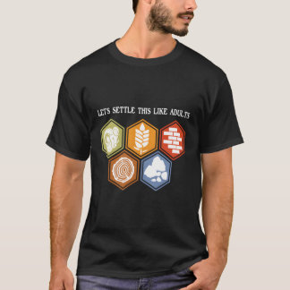 T-shirt Réglons-Le Comme Le Jeu De Table