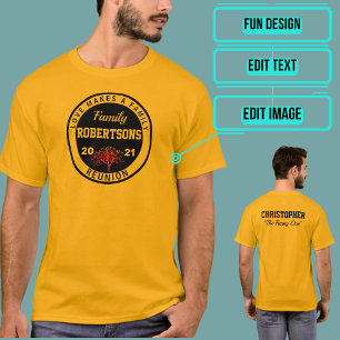 T-shirt Regroupement familial personnalisable