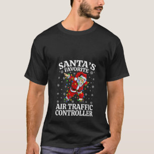 T-shirt Régulateur de trafic aérien favori de Père Noël