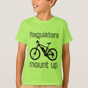 T-shirt Régulateurs de vélo Monter Lyric/Citation Enfants