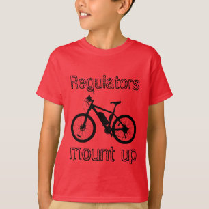 T-shirt Régulateurs de vélo Monter Lyric/Citation Enfants