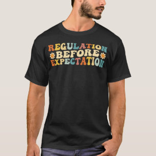 T-shirt Régulation avant l'attente Rétro Neurodiversit