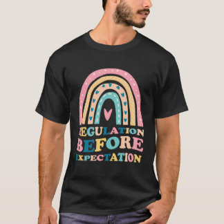 T-shirt Regulation Before Expectation Retro Neurodiversity