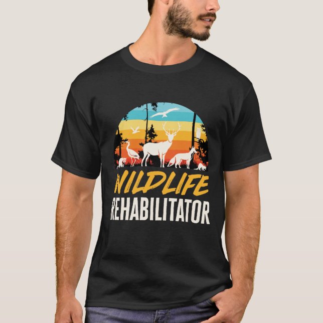 T-shirt Réhabilitation de la faune (Devant)