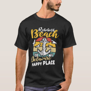 T-shirt Rehoboth Beach De Vacation Ancre Delaware