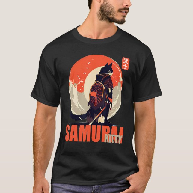 T-shirt Reigning Supreme The Samurai Kitty Takeover (Devant)
