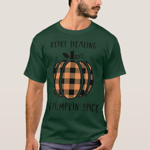 T-shirt Reiki guérison et Citrouille épices automne Hauteu