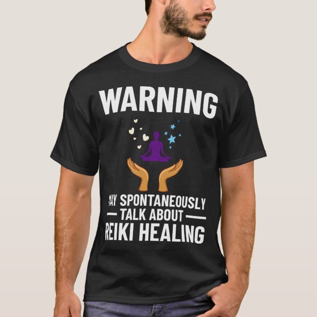 T-shirt Reiki Healer Energy Healing Music Master Stone (Devant)