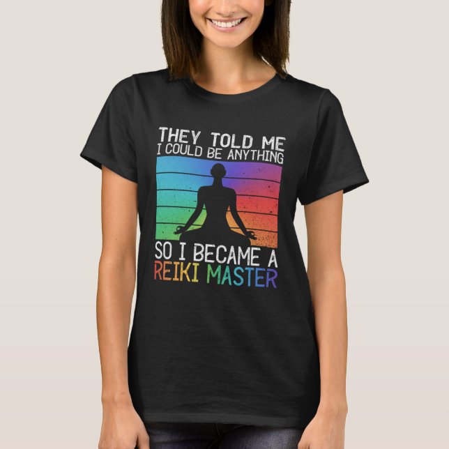 T-shirt Reiki Master And Spiritual Healer (Devant)