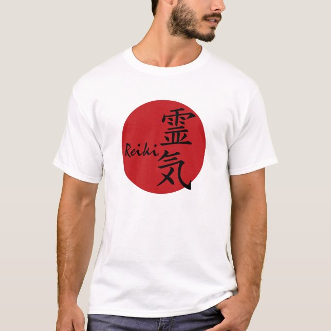 T-shirt Reiki - rouge (Devant)