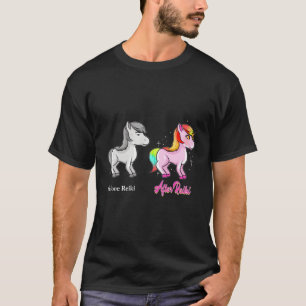 T-shirt Reiki Unicorn Reiki Guérisseur Praticien Pour Chri
