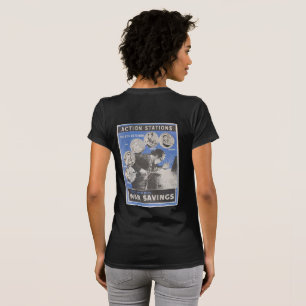 T-shirt Réimpression de l'affiche britannique de guerre.