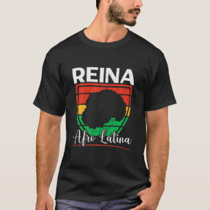 T-shirt Reina Afro Latina Afrique Amérique Noire M