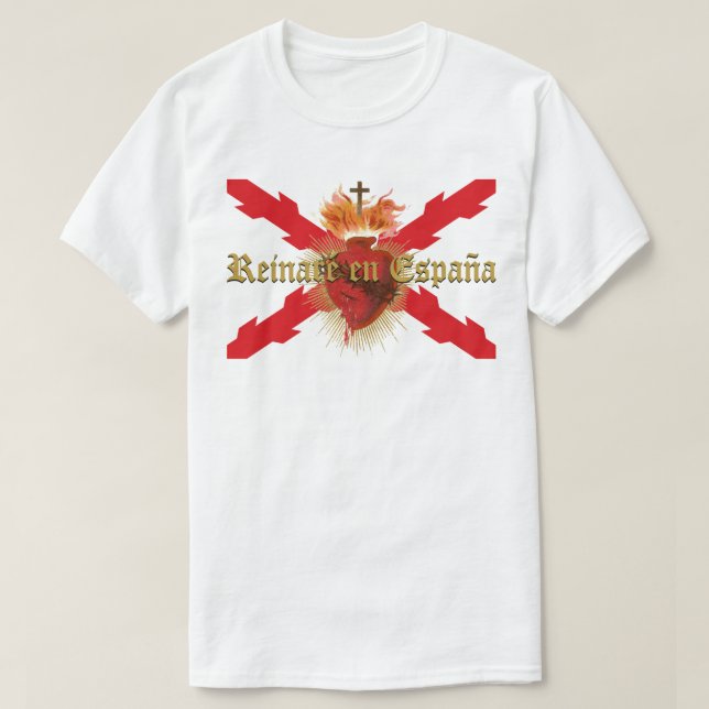 T-shirt Reinaré en Espagne (Design devant)