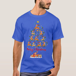 T-shirt Reindeer Amoureux des animaux Matching Père Noël R
